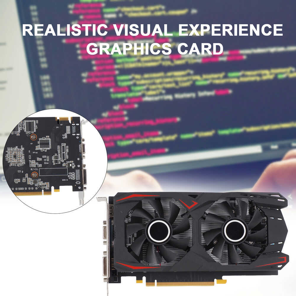 6GB GDDR5 GTX 550 Ti 192-Bit Dual Fan Video Card