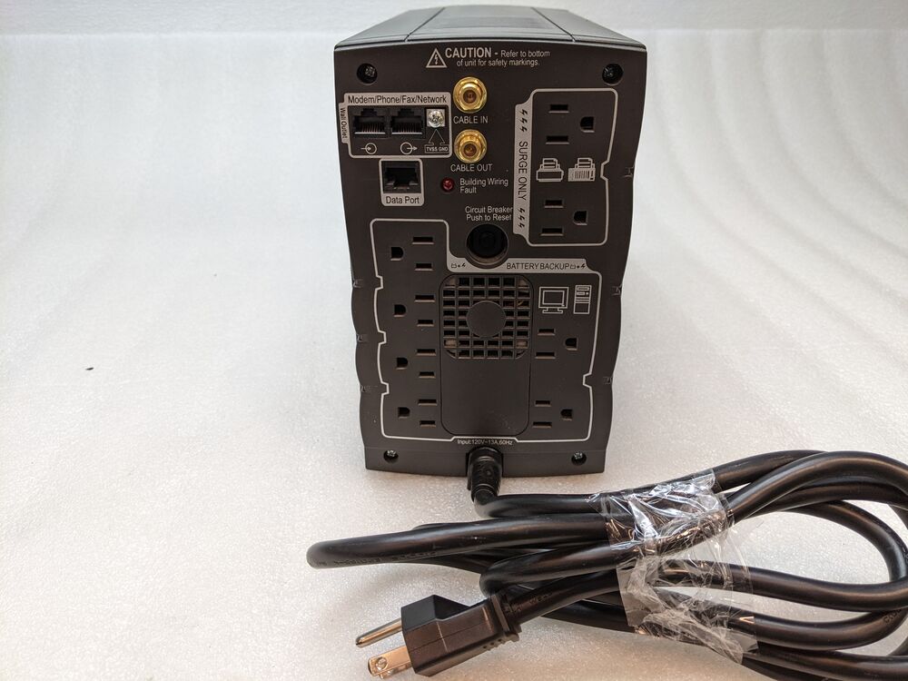 APC BR1300LCD Back-UPS RS 1300VA 120V 780W Uninterrupted Power Supply