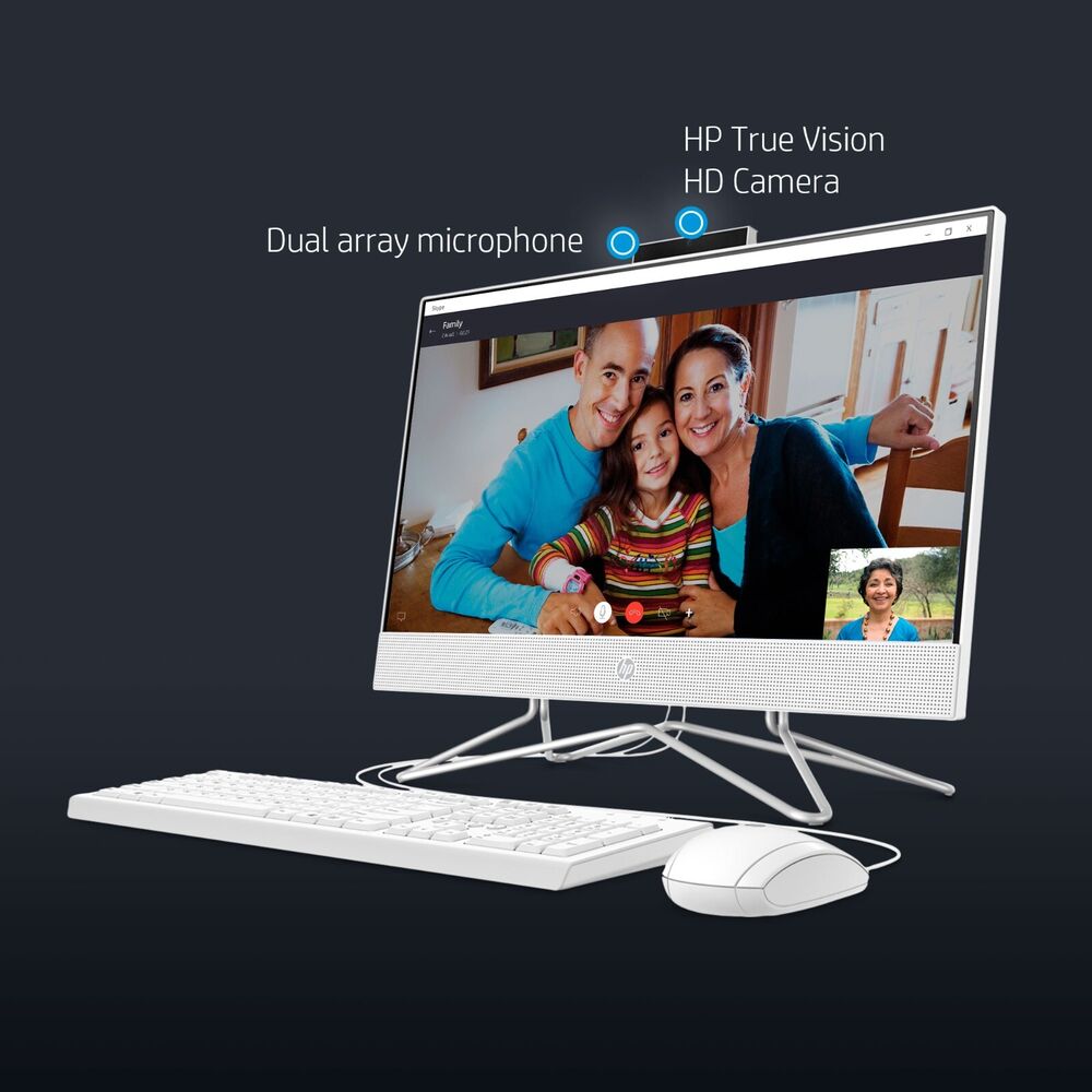 2024 HP All-In-One Desktop Computer, 21.5 Inch, Intel Celeron, 16GB RAM, 1TB SSD, Windows 11 Pro