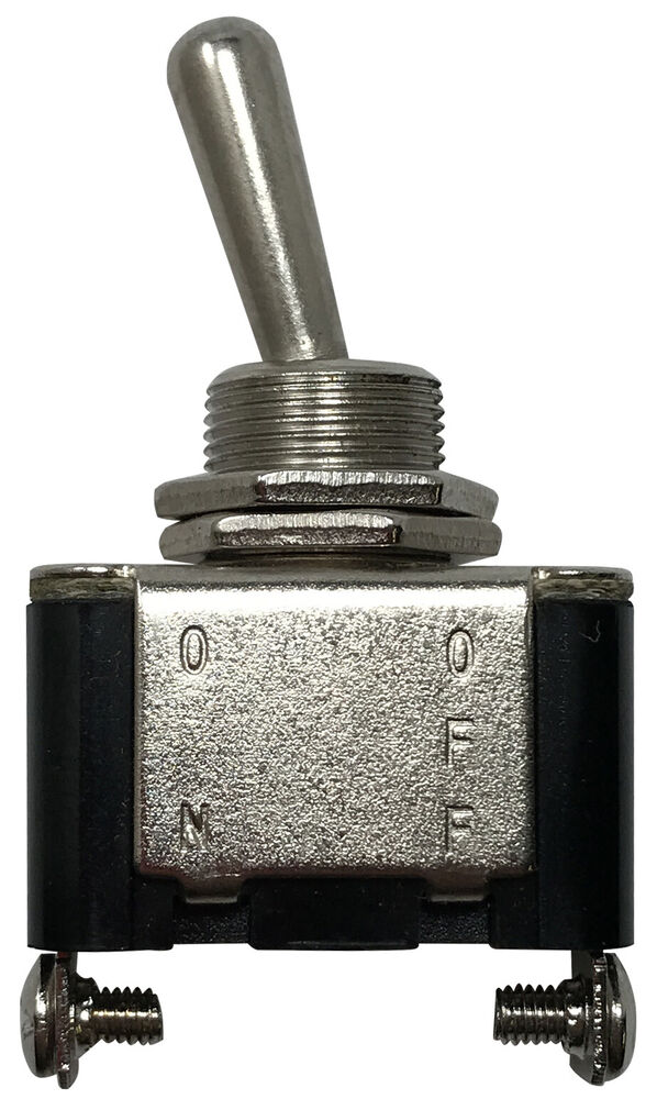 2 Pack Heavy Duty Momentary SPST Metal Toggle Switches