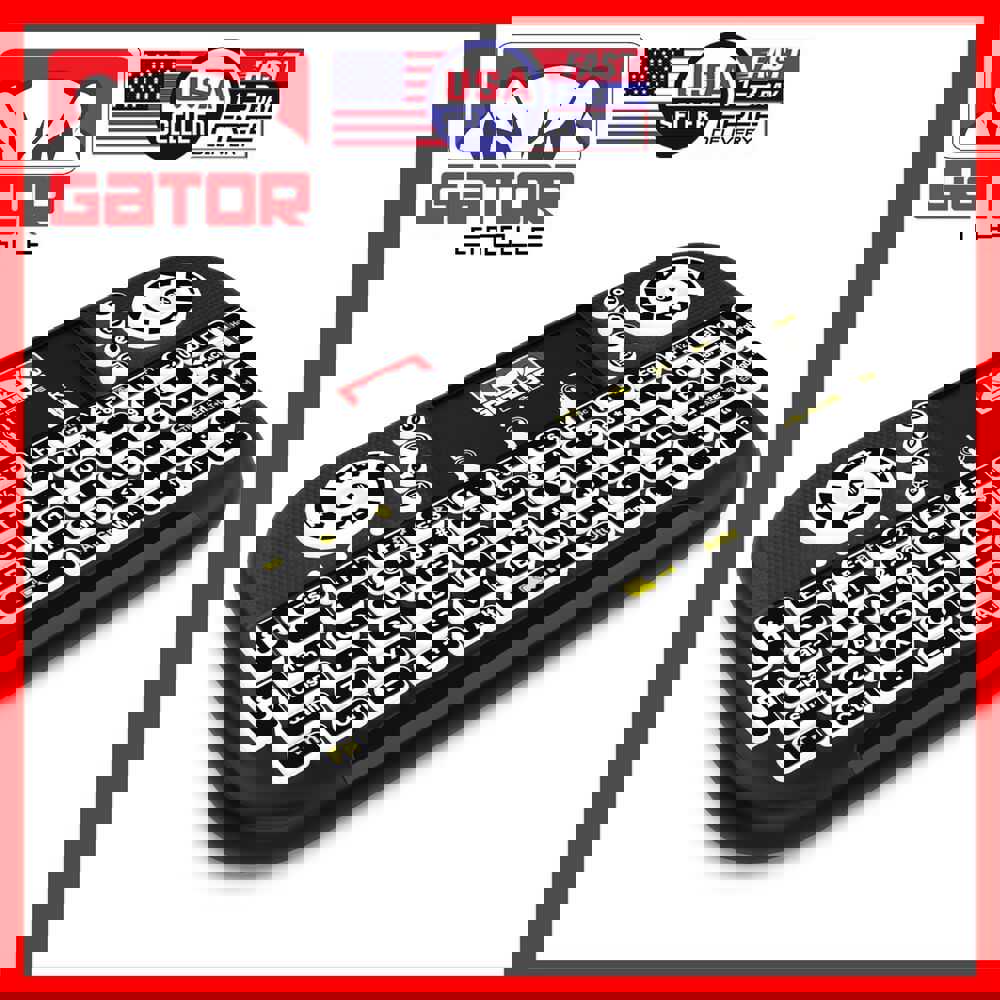 Mini Wireless Bluetooth Keyboard with Remote Touchpad for Smart-TV, Android TV, and PC