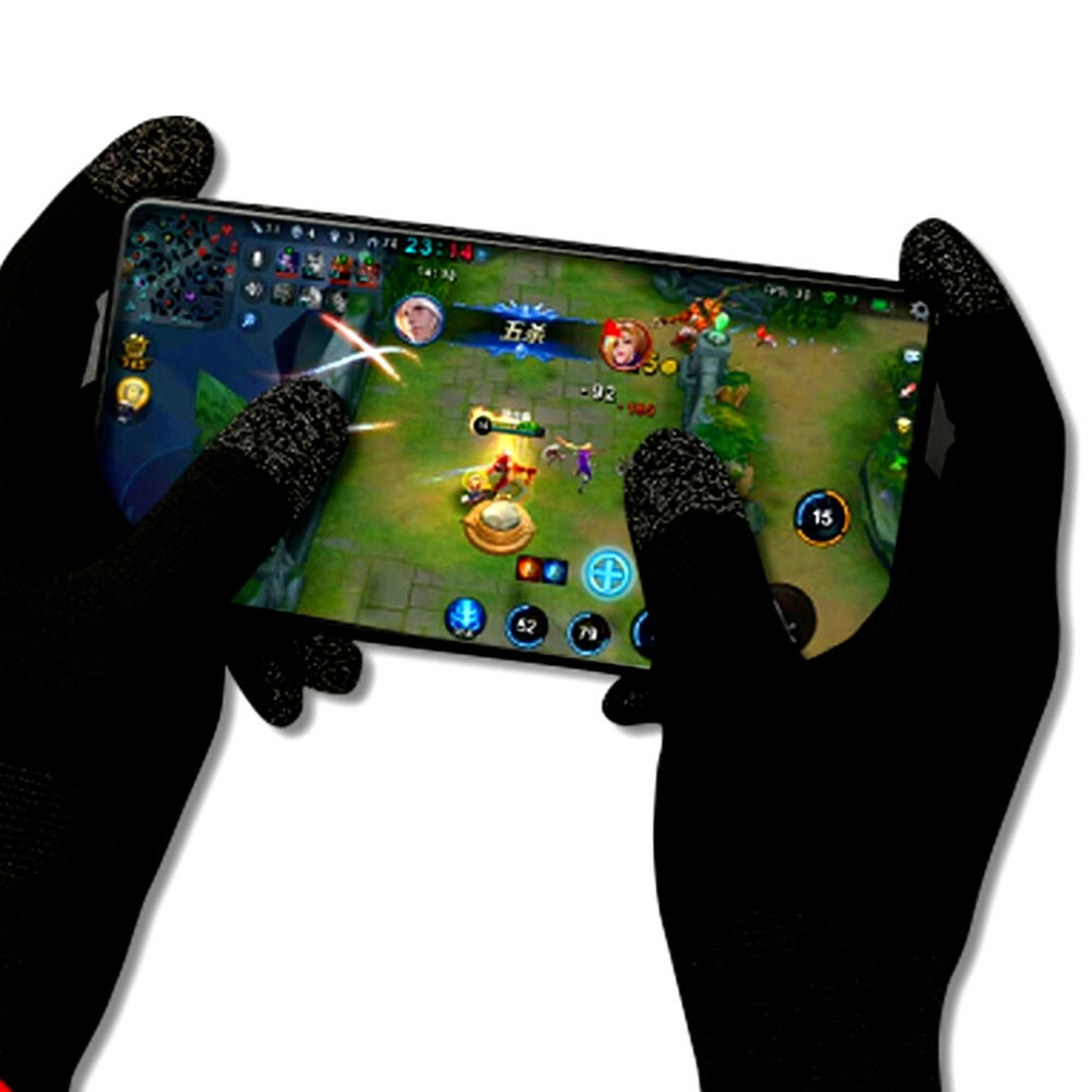 Five Finger Gloves for Mobile Gaming - PUBG & Call of Duty Gamer Equipment