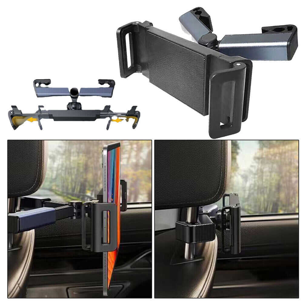 Universal Car Back Seat Headrest Mount Phone Holder Tablet Support Accessories