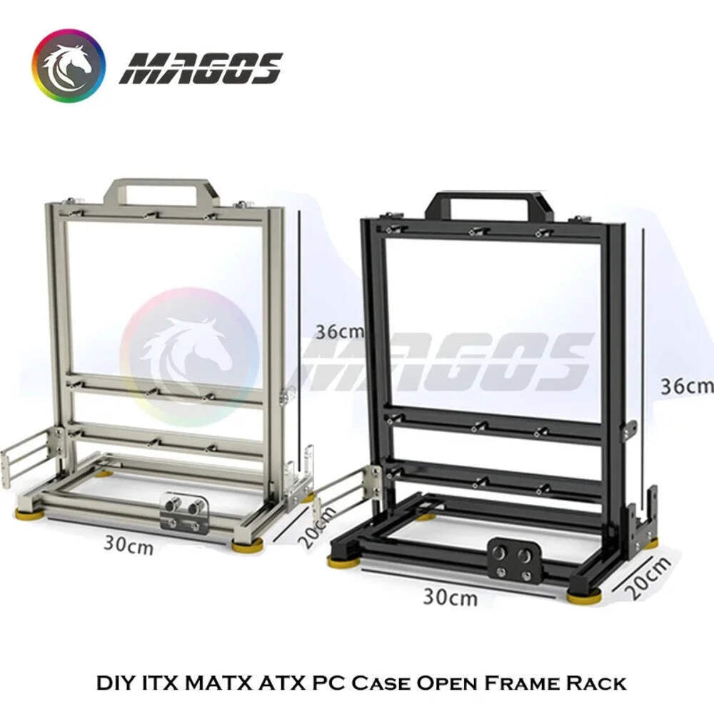 DIY Gamer Cabinet ITX MATX ATX Chassis - Open Case Study for MOD Water Cooling