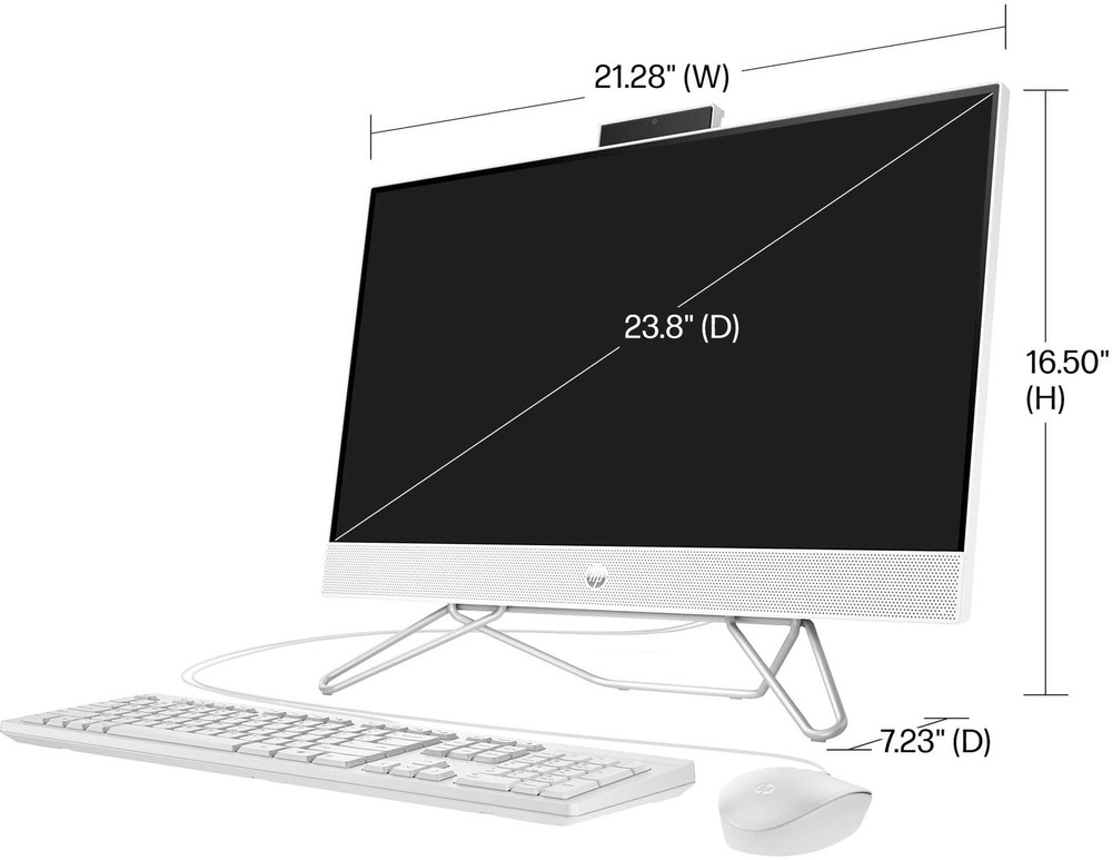 HP - 23.8 Full HD Touch-Screen All-in-One - Intel Core i3 - 8GB Memory - 512GB SSD