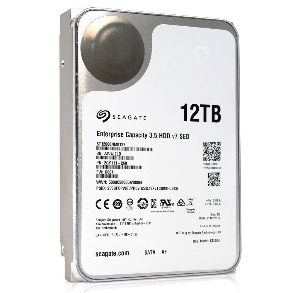 Seagate Enterprise Capacity v7 12TB 7.2K RPM SATA Hard Drive