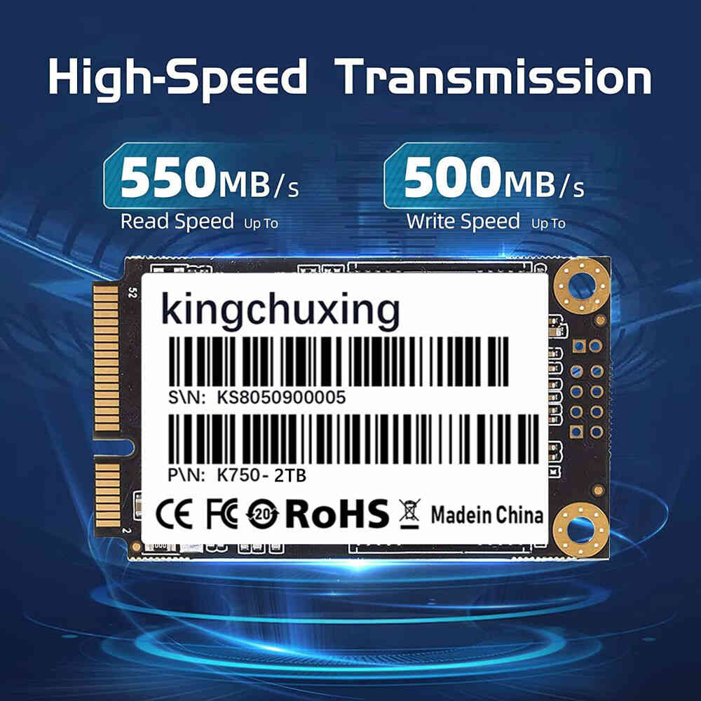 mSATA 240GB/512GB SSD - High-Speed Mini SATA Drive for Laptops and Ultrabooks