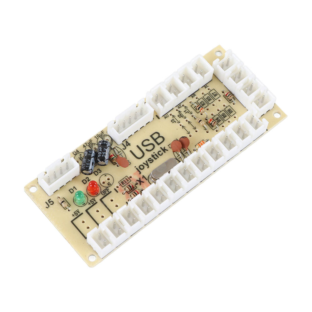 2 Player Game DIY Kit With USB Computer Joystick Circuit Board EJ