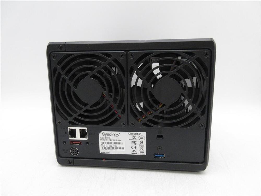Synology DiskStation DS918+ 4-Bay NAS Network Attached Storage with 2TB HDD