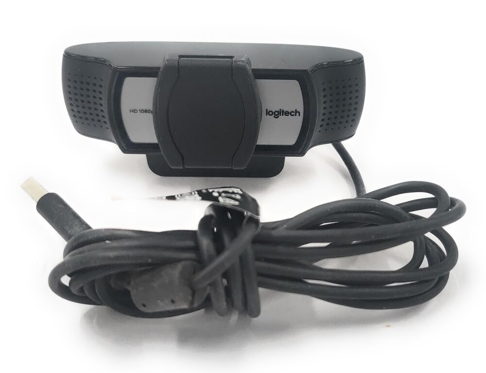 Lot of 10 Logitech V-U0031 Business Webcam USB HD 1080p with Cover