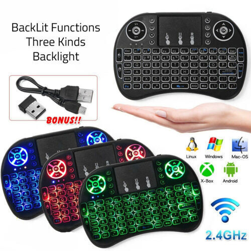 Mini Wireless Keyboard with Touchpad for PC, Android TV Box