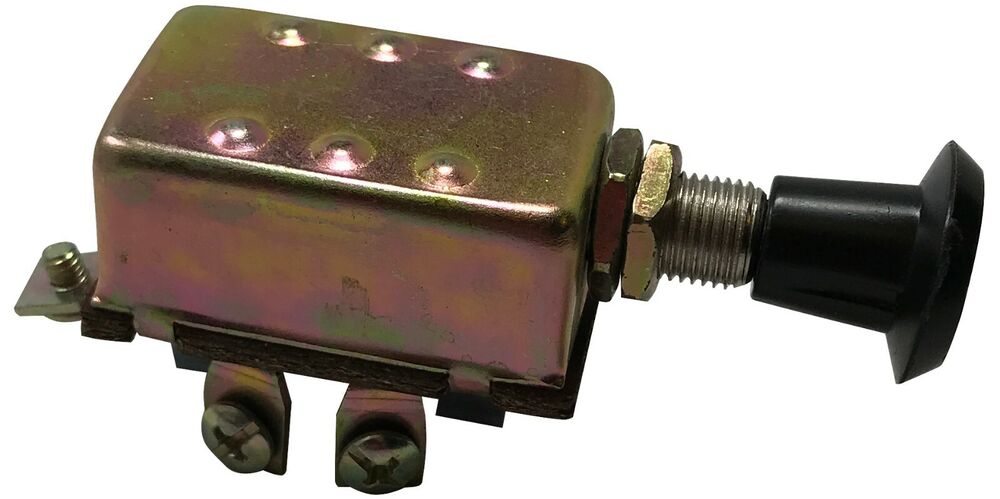 Universal 3 Position Headlight Switch with Glass Fused 12V