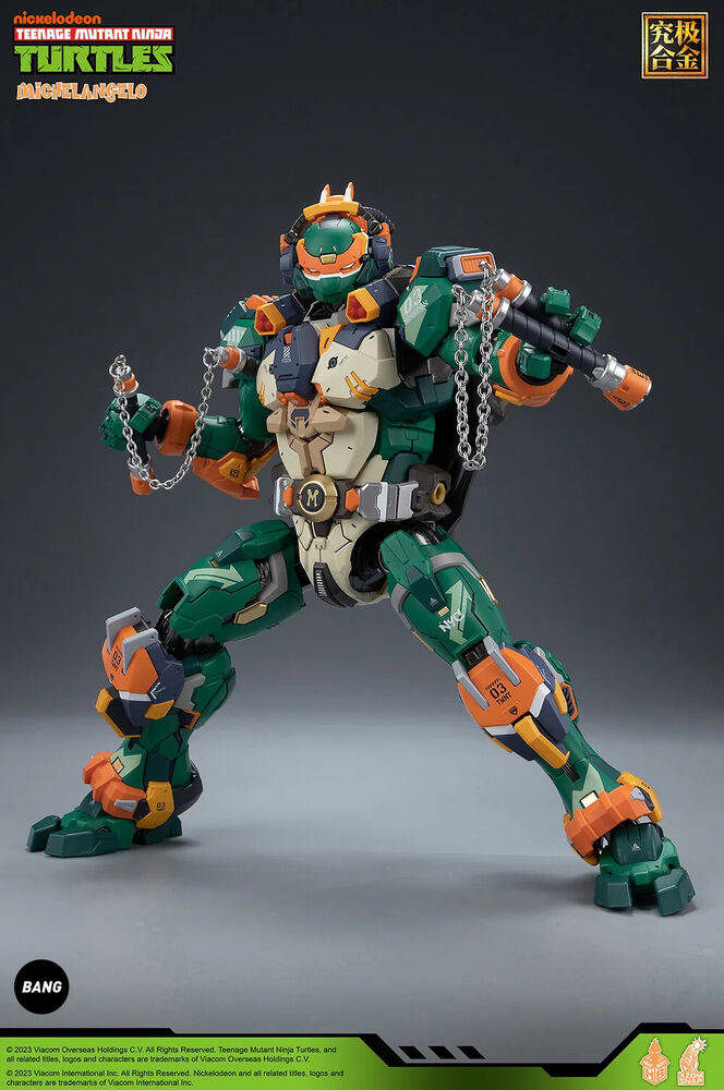 Teenage Mutant Ninja Turtles Mikey Heatboys Periphery Toy Garage Kit Figma