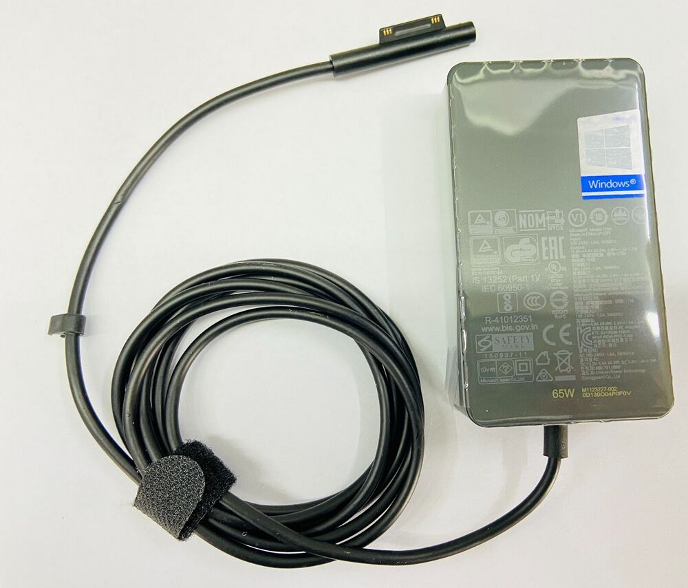 Genuine 65W Surface Charger Adapter for Pro 3/4/5/6/7/8/9, Compatible with 44W/36W