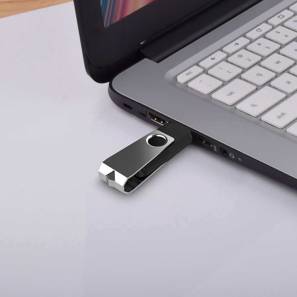32GB/64GB USB 2.0 Flash Drive Memory Stick Rotating Thumb Pen Drive Data Storage