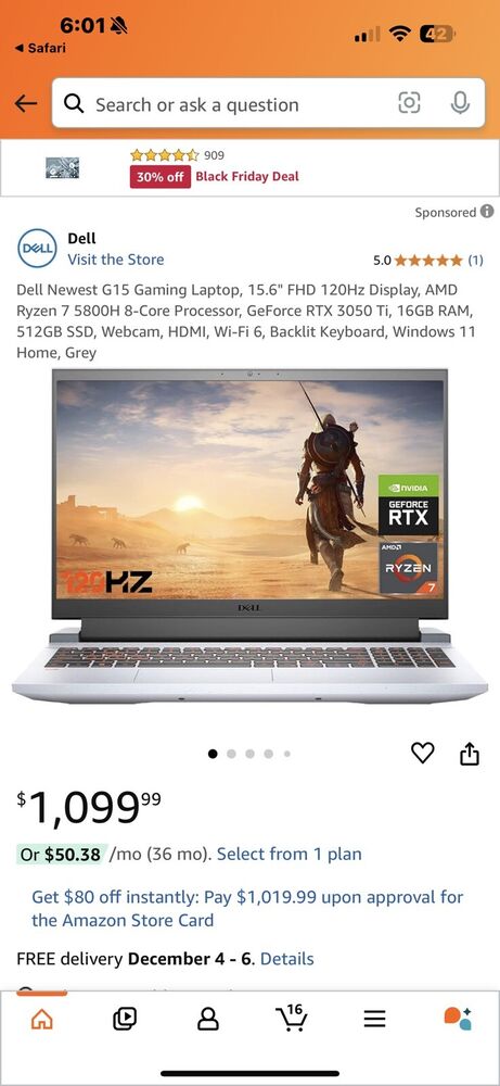High-Performance Gaming Laptop