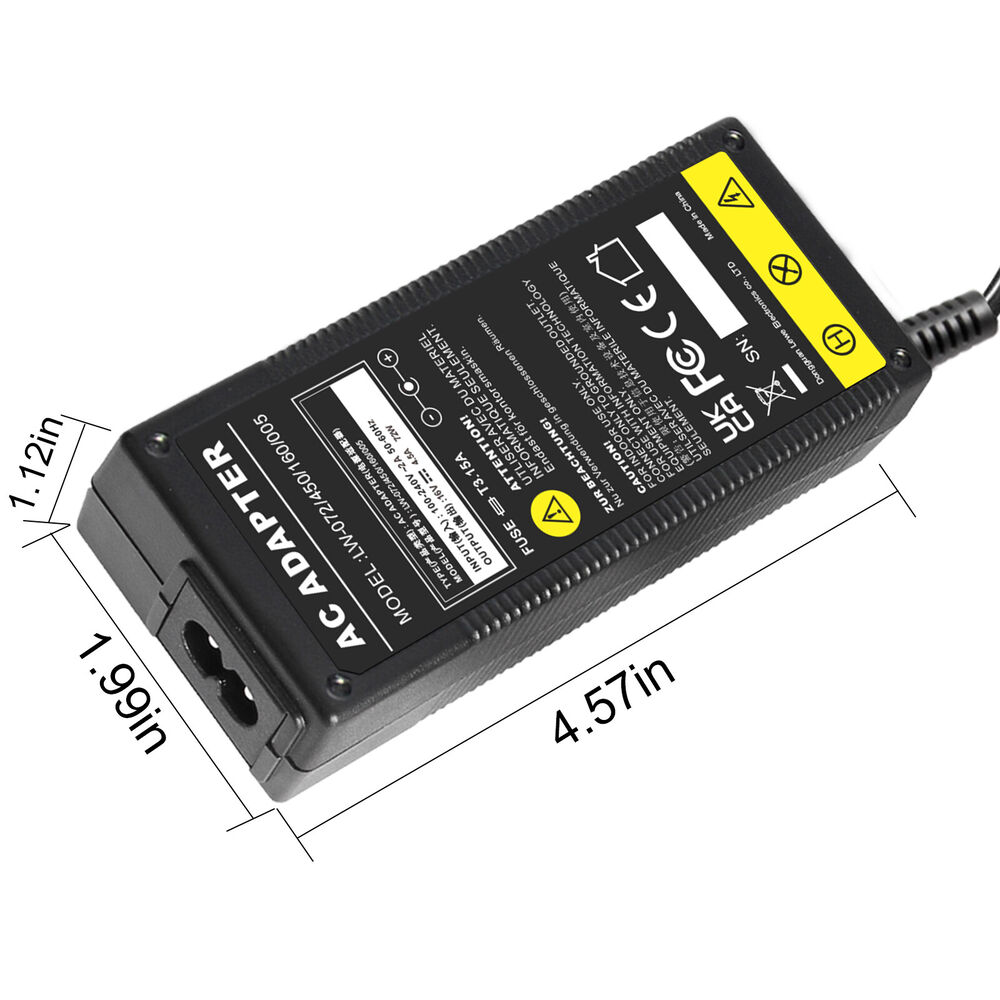 AC Adapter Charger for Panasonic Toughbook CF-19, CF-31, CF-33, CF-52, CF-54, FZ-55