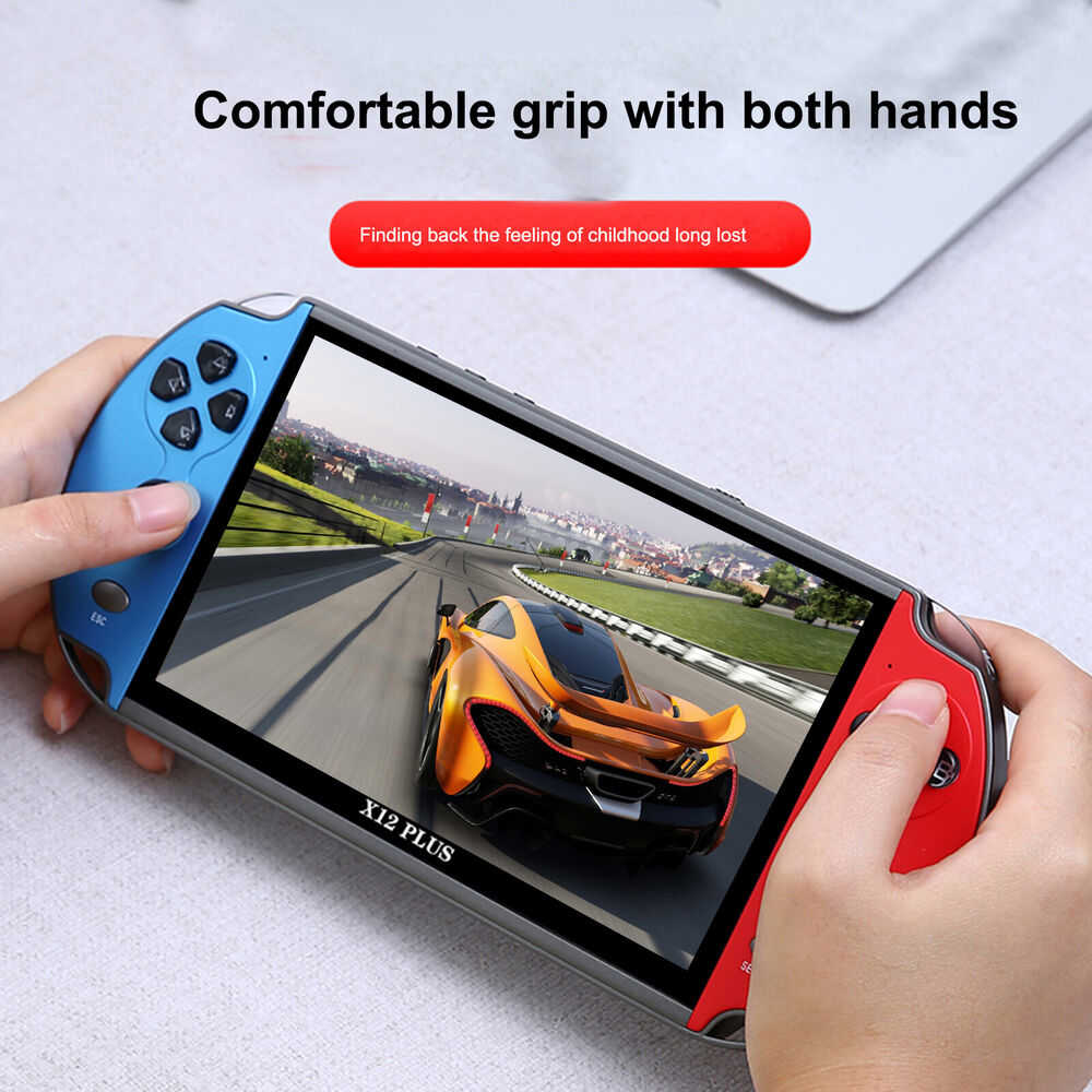 X12 7inch Handheld Video Game Console with 1000+ Built-in Games