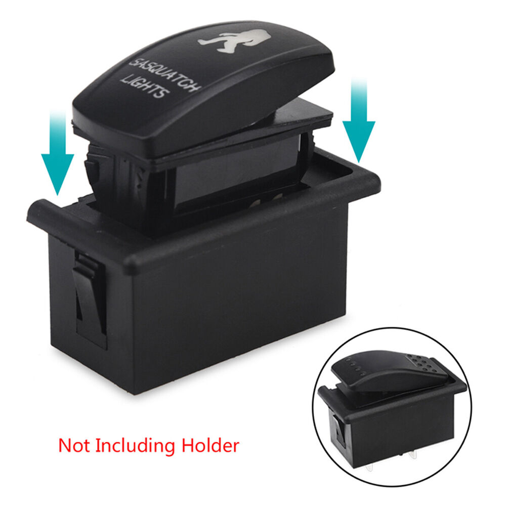 Multi-Color Light Control Rocker Toggle Switch for Vehicles