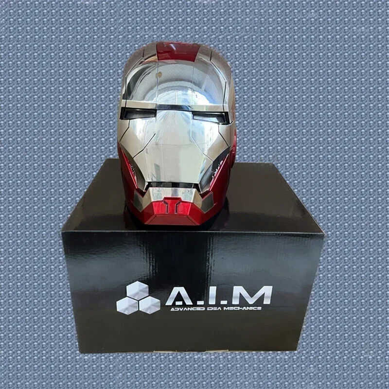 Marvl Iron Man 1:1 Mk5 Helmet with Voice Control and Light