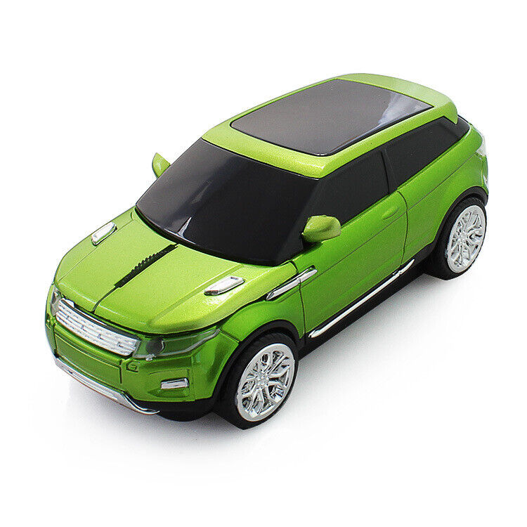 Optical Sports Car LED Headlights Wireless Mouse