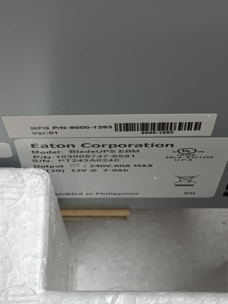 Eaton 103005747-6591 Blade UPS Extended Battery Module