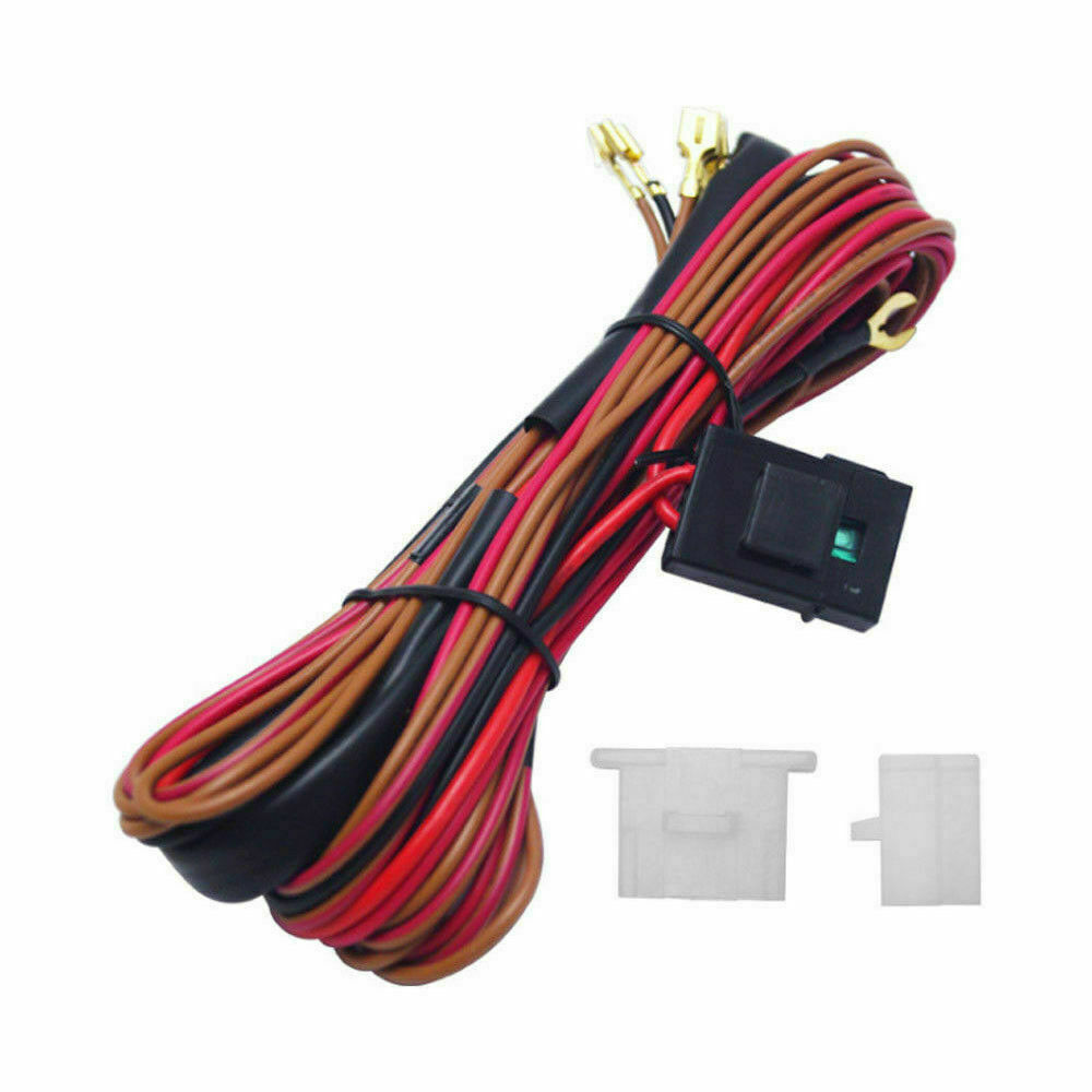12 Volt Universal Power Window Switch Kit with Wiring Harness and Holder