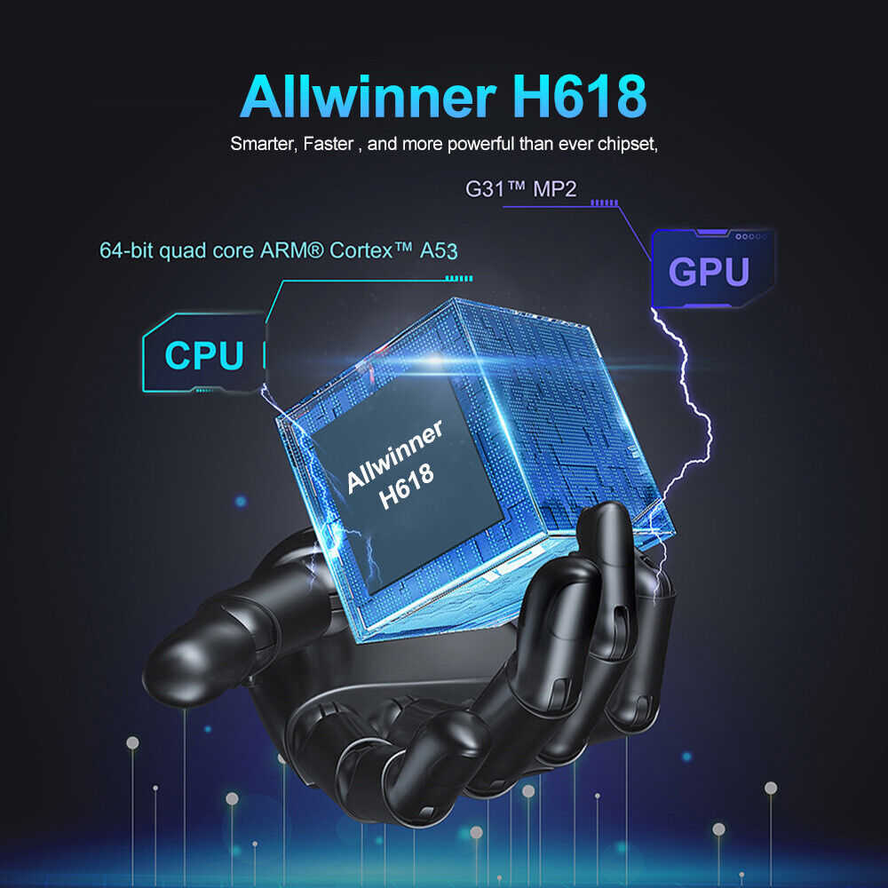 8K HDR Smart TV Box with Wifi Network Player and Wireless Screen Projection