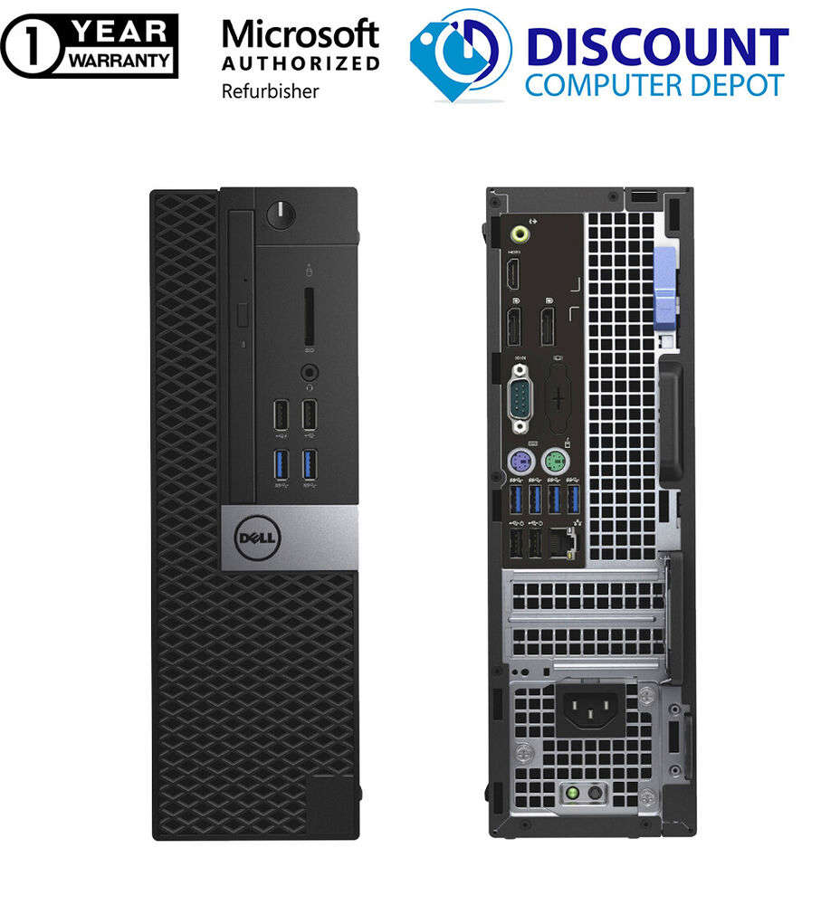 Dell 3040 SFF Desktop Computer with Intel Core i3-6500, 8GB RAM, 250GB HD, Windows 10 Home, and WIFI