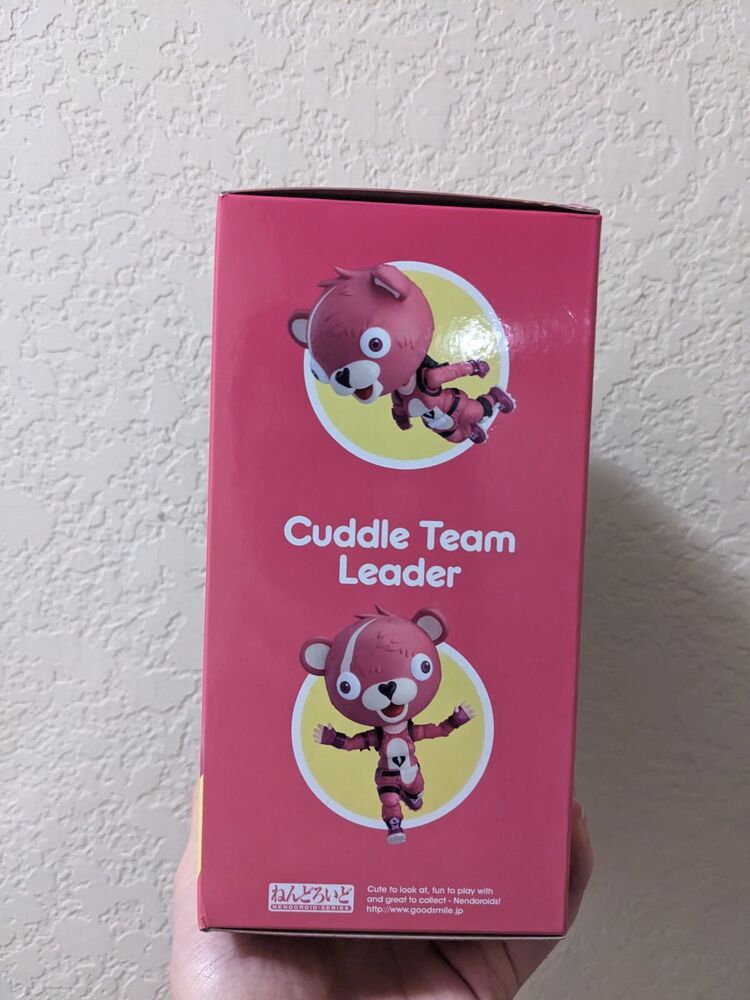 Nendoroid 1249 Fortnite Cuddle Team Leader Good Smile Action Figure Pink Bear