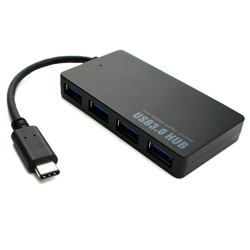 Ultra-Fast Type-C 4-Port HUB - Enhance Connectivity