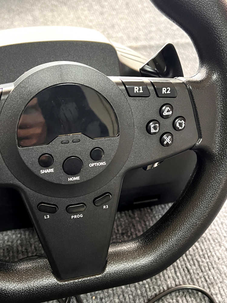 Gaming Steering Wheel with Pedal Shifter for PC - Lifelike Driving Experience