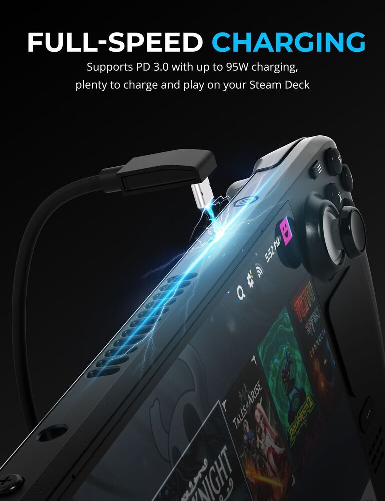 SABRENT 6-Port Dock for Steam Deck and USB-C Devices