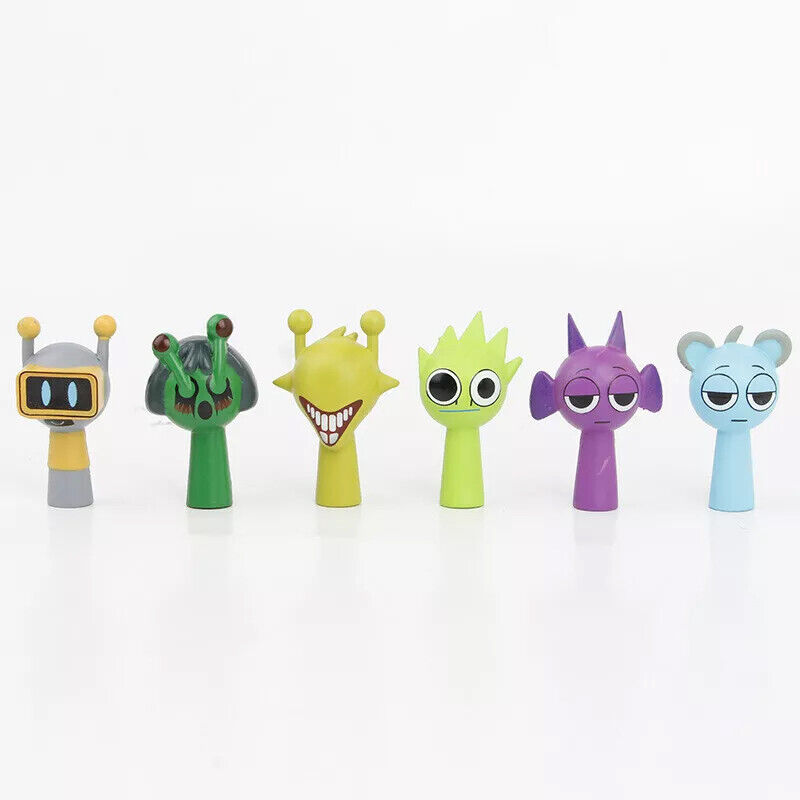 24Pcs Sprunki Game Peripherals PVC Characters Model Toy Set