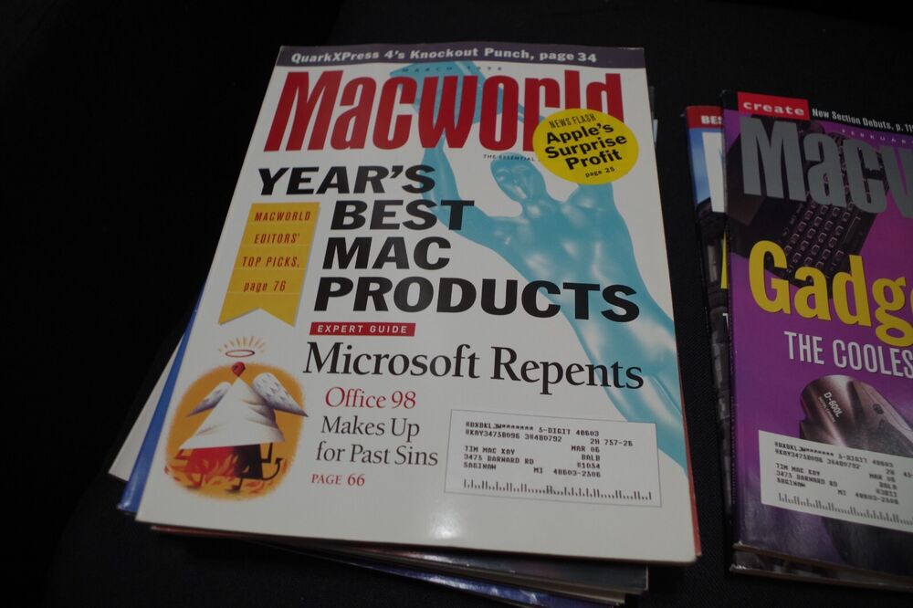 MacWorld Magazines 1998 Complete LOT of 12 Issues - Macintosh Computer Tech