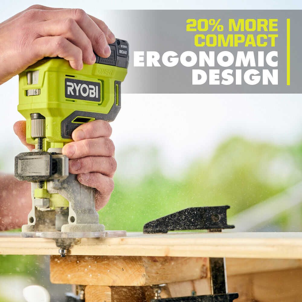 RYOBI 18V Cordless Compact Fixed Base Router