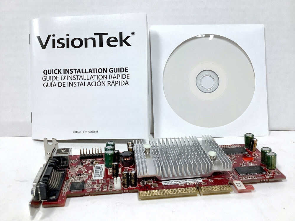VisionTek Radeon 9550 AGP 128M DDR B2 VT RC S-Video DVI VGA Graphics Card