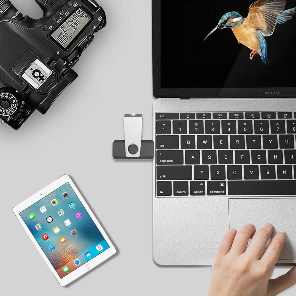32GB/64GB USB 2.0 Flash Drive Memory Stick Rotating Thumb Pen Drive Data Storage