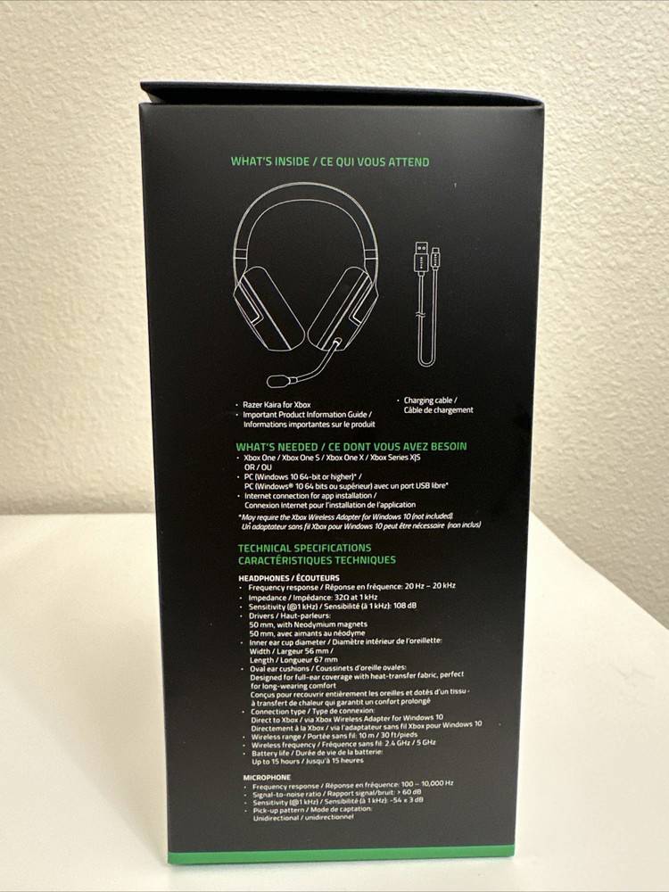 Razer Kaira Wireless Gaming Headset for Xbox Series X|S, Xbox One - Black