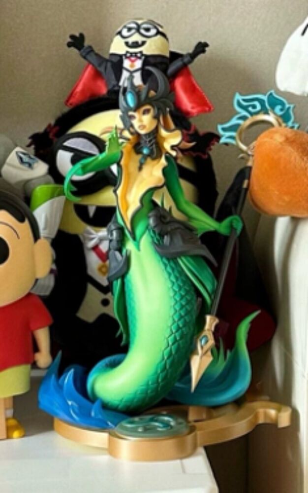 LOL League of Legends Nami Siren Figure Statue Model Sculpture Game Peripherals