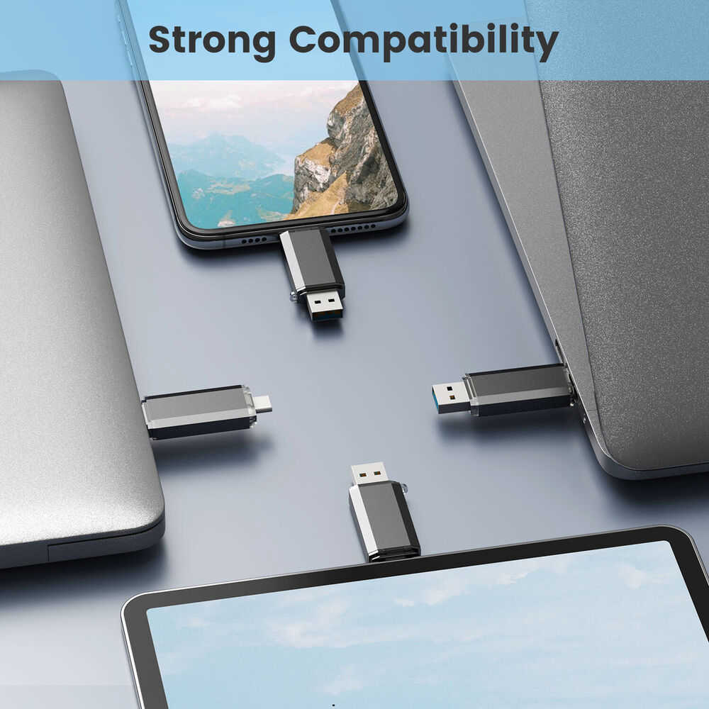 USB 3.0 Type C Flash Drive OTG High-Speed Data Memory Storage for Phone