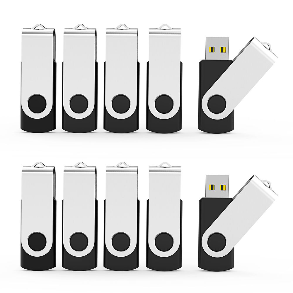 USB 2.0 Flash Drive Swivel Memory Stick Thumb Drives with Multiple Storage Options