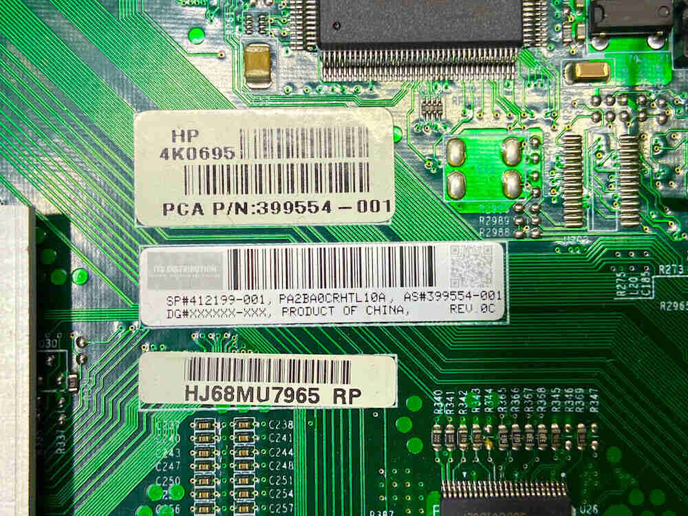HP DL360 G5 Motherboard System Board Processor Cages
