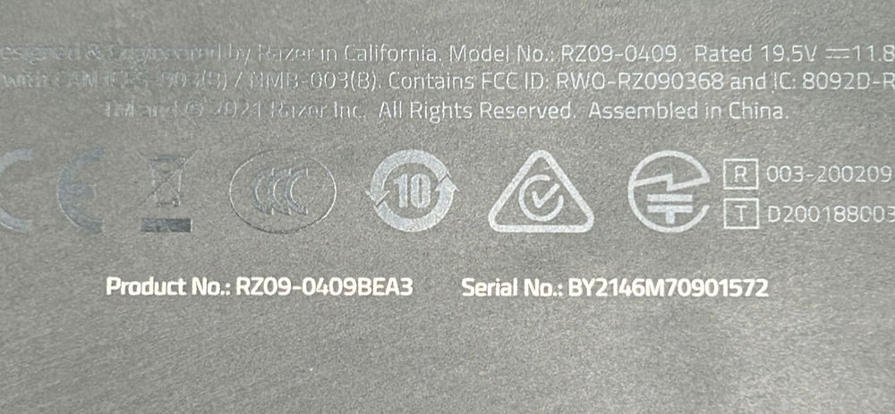 Razer Blade 15 Advanced Gaming Laptop with RTX 3070, Intel i7 11th Gen, 1TB SSD, and 16GB RAM
