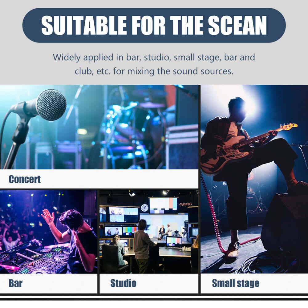 Lightweight Gaming Audio Mixer Microphone for Recording Studios