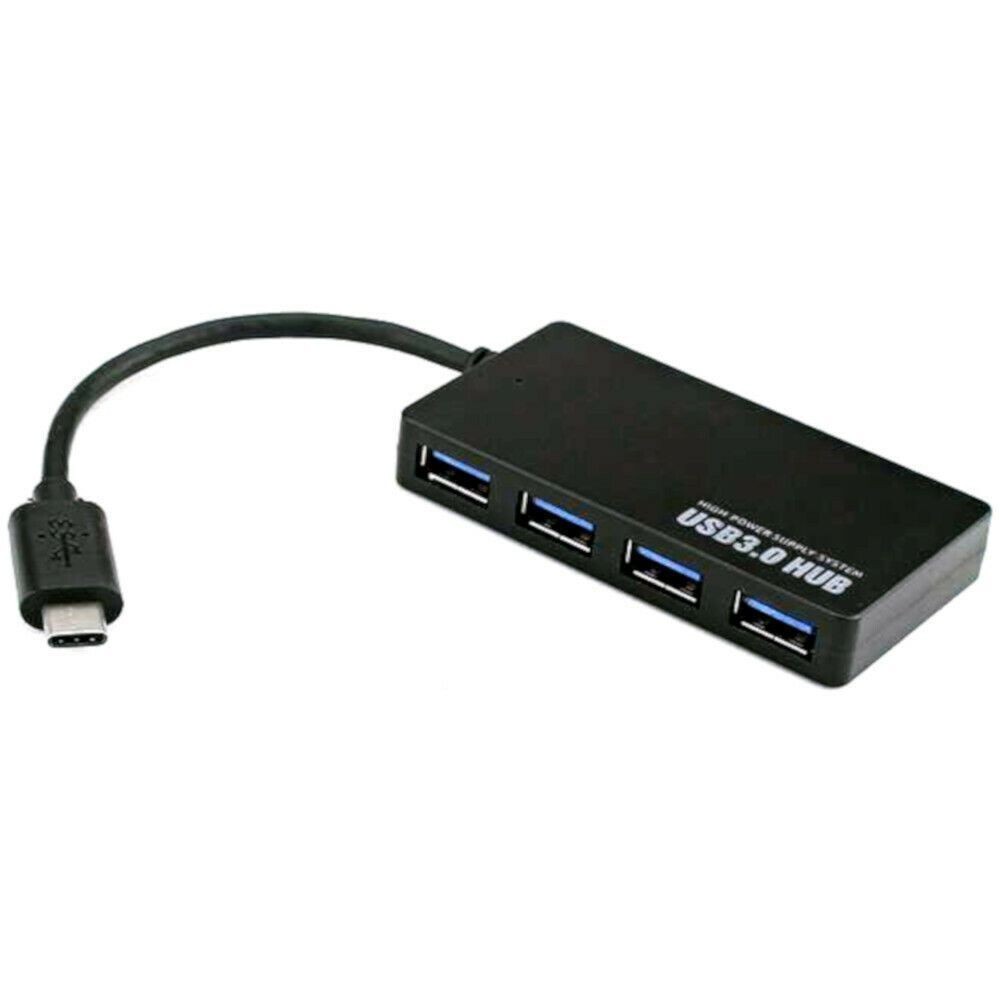 Ultra-Fast Type-C 4-Port HUB - Enhance Connectivity