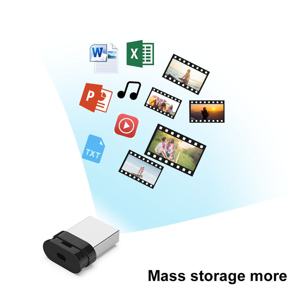 2Pack Small Mini USB 2.0 32GB 64GB Flash Drive Pen Drive Memory Disk