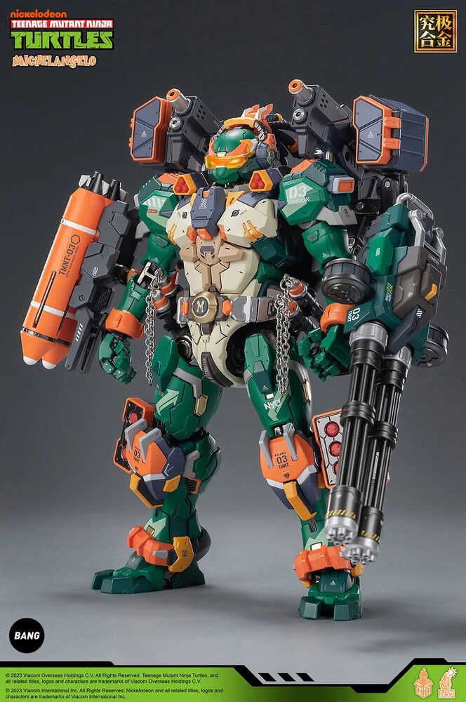 Teenage Mutant Ninja Turtles Mikey Heatboys Periphery Toy Garage Kit Figma