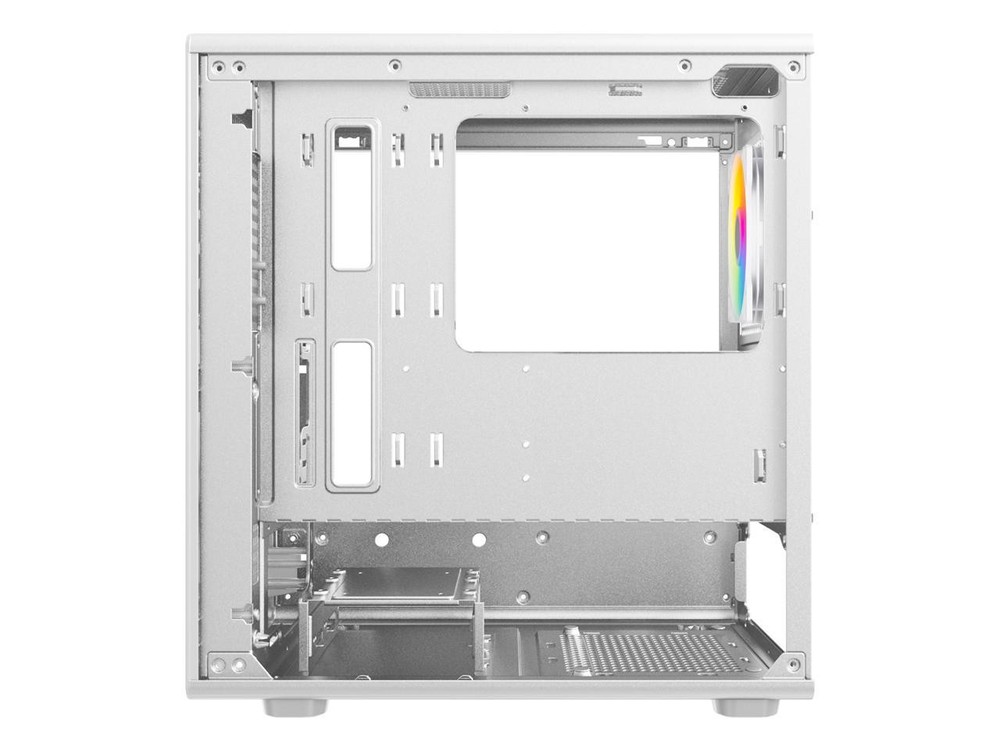 DIYPC ARGB-R1-W White USB3.0/Type C Micro ATX Gaming Computer Case