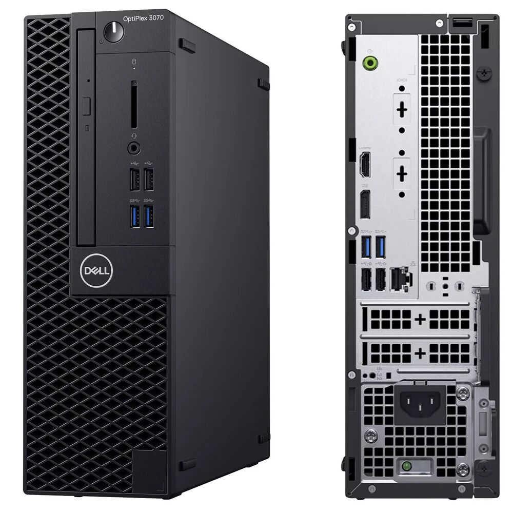 Dell 3050 Desktop Computer PC SFF with Intel Core i5-6500, 8GB RAM, 500GB HDD, Windows 10, Wi-Fi, and DVD